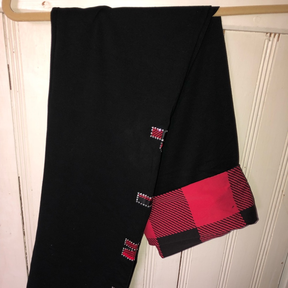 VS PINK plaid waistband yoga pants